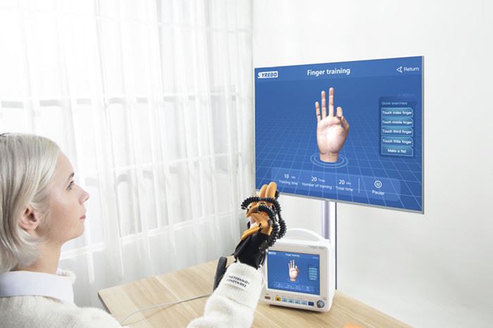 pasif egzersiz of syrebo hand function rehab gloves